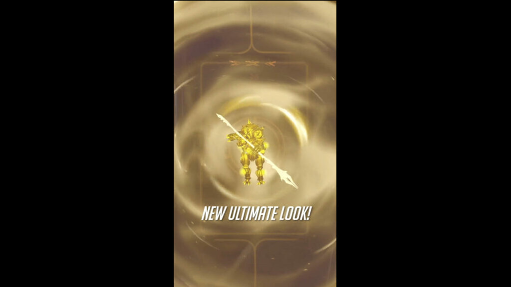 Screenshot of the mythic Orisa skin's ultimate