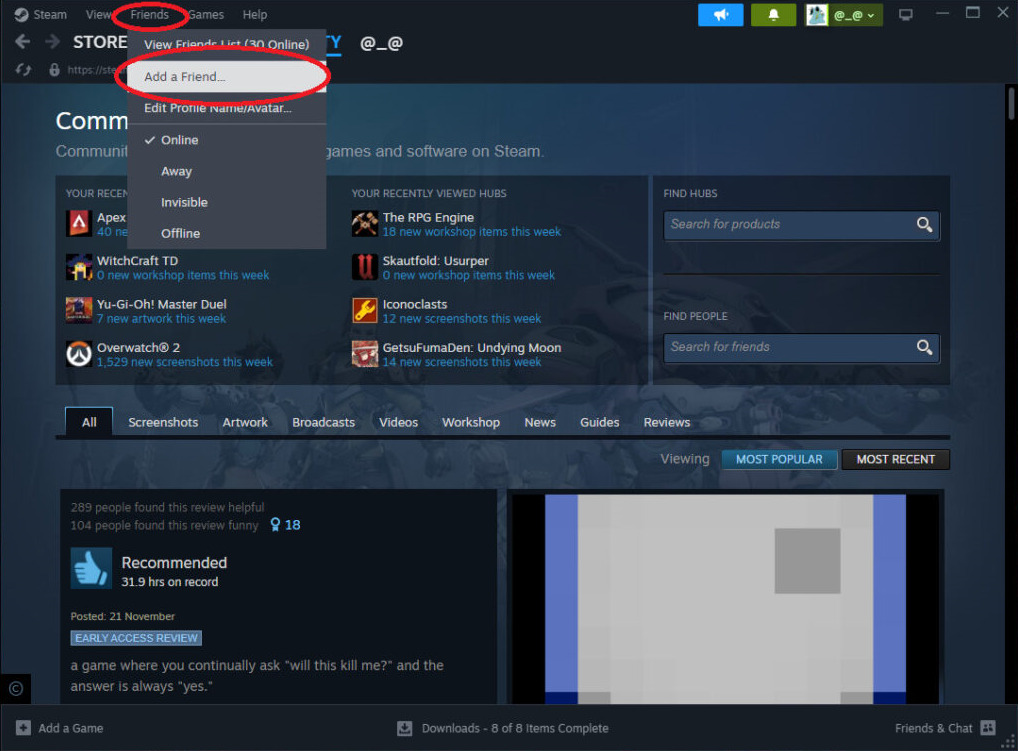 How to add friends in Dota 2 