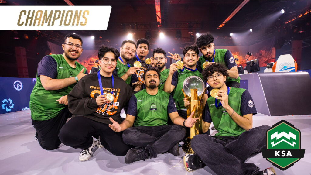 Team Saudi Arabia won the 2023 Overwatch World Cup Finals 