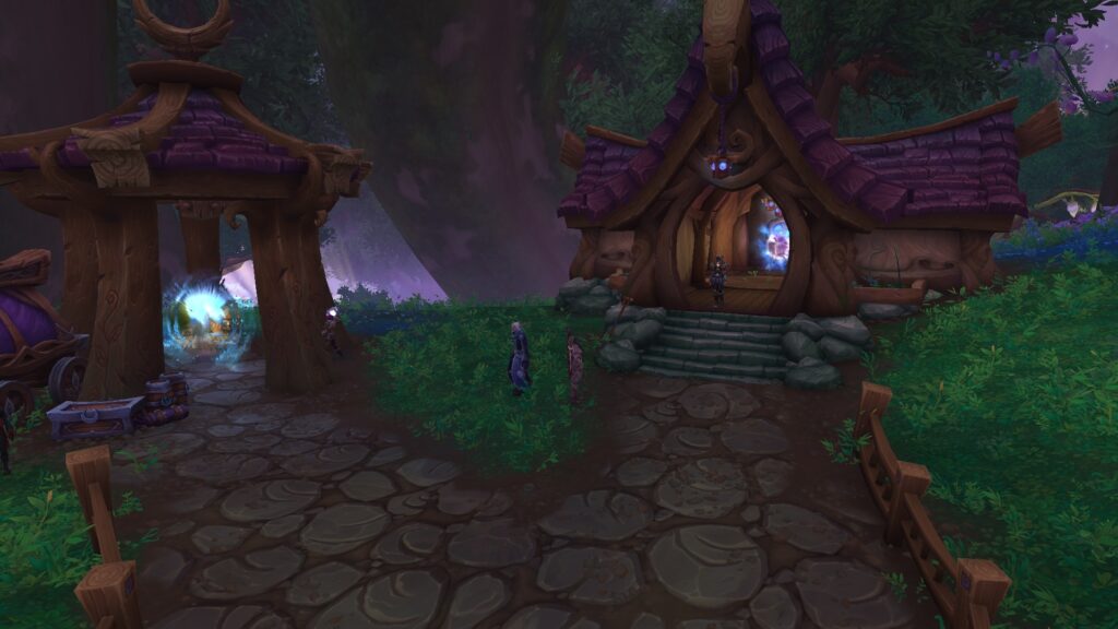 A new Night Elf Capital called Bel'ameth is manifesting with the next patch update! Get your first look at the elves' new digs.