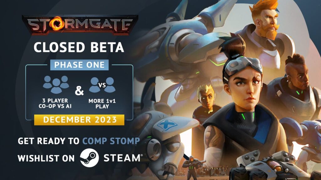Stormgate closed beta announced for December 