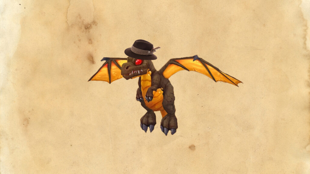Who gave the Lil Wrathion pet that tiny hat? The answers may SHOCK you. Okay, maybe they won't, but this pre-order bonus brings up questions.