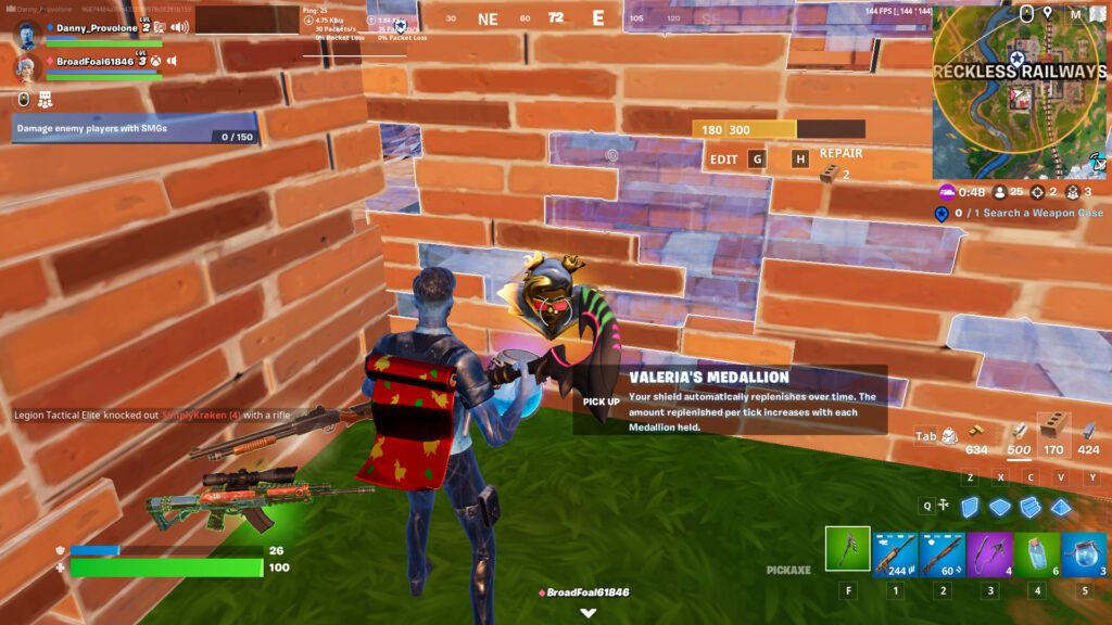 Golden Medallions Fortnite in-game (1/2)