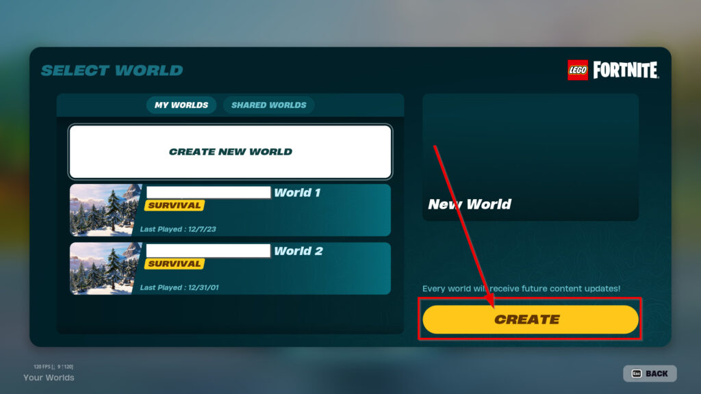How to play LEGO Fortnite 5
