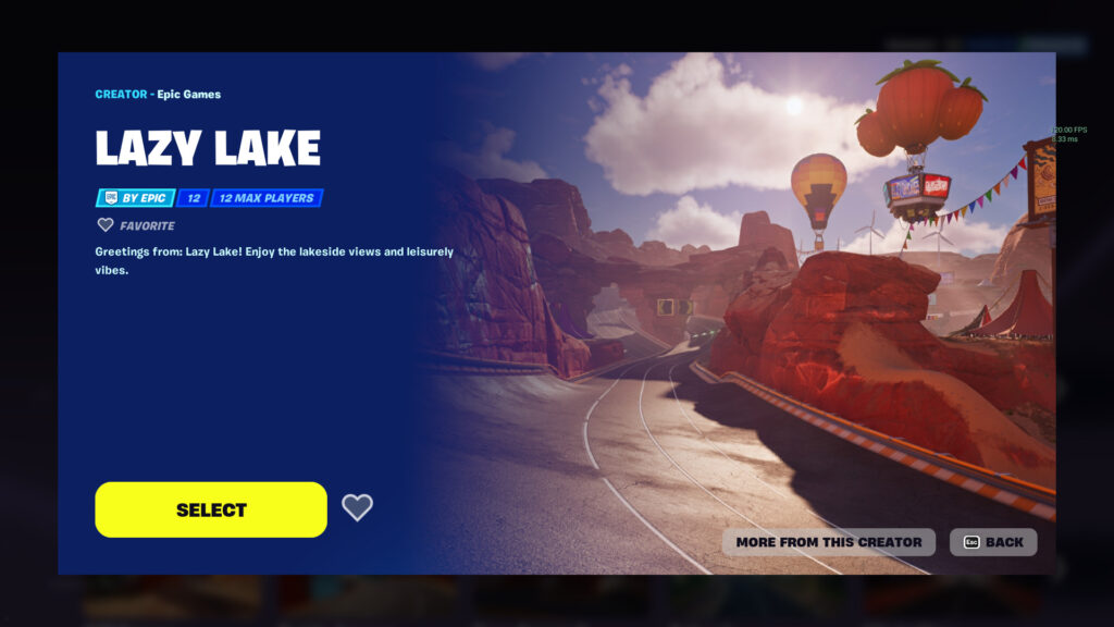 Fortnite Rocket Racing Novice Tracks 4