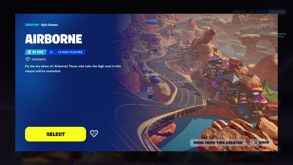 Fortnite Rocket Racing Novice Tracks 5