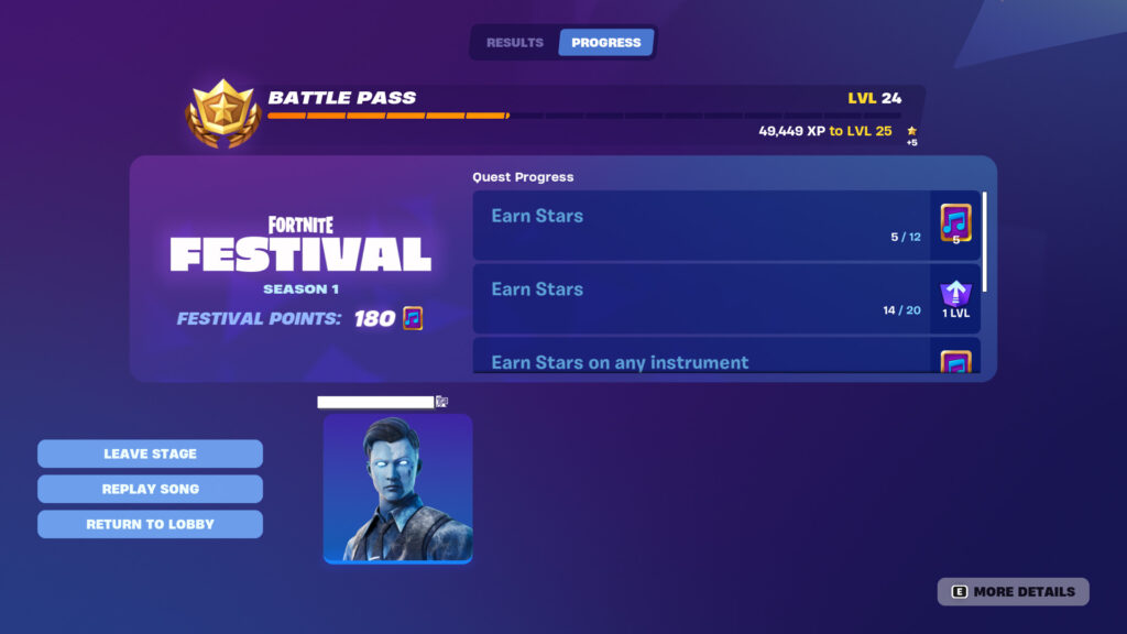 Fortnite Festival Points/Report Card
