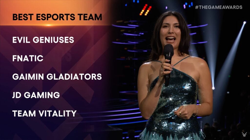The nominees for Best Esports Team.