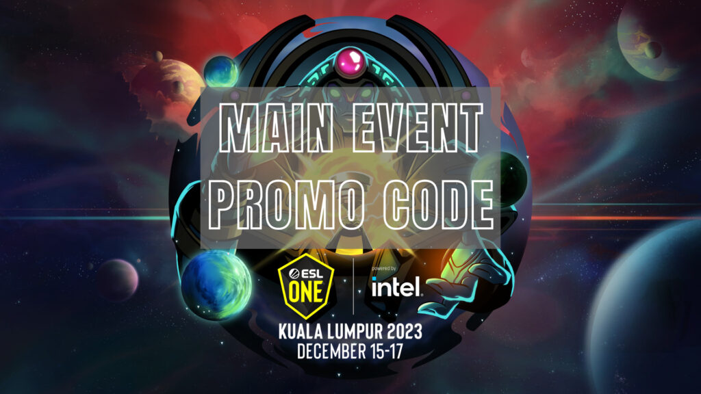 Get a 50% discount for tickets to ESL One Kuala Lumpur with this promo code