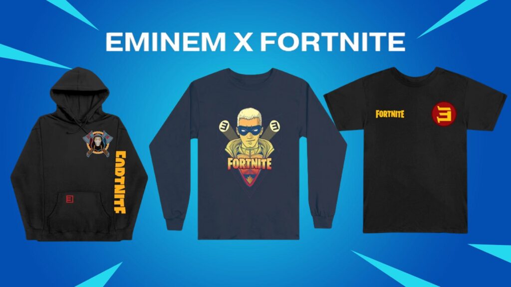 Eminem Fortnite merch drop available now: List of items and prices