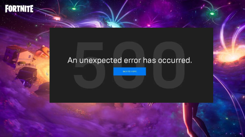 How to fix Fortnite 500 Internal Server Error