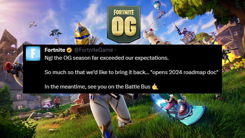 Fortnite OG will return in 2024