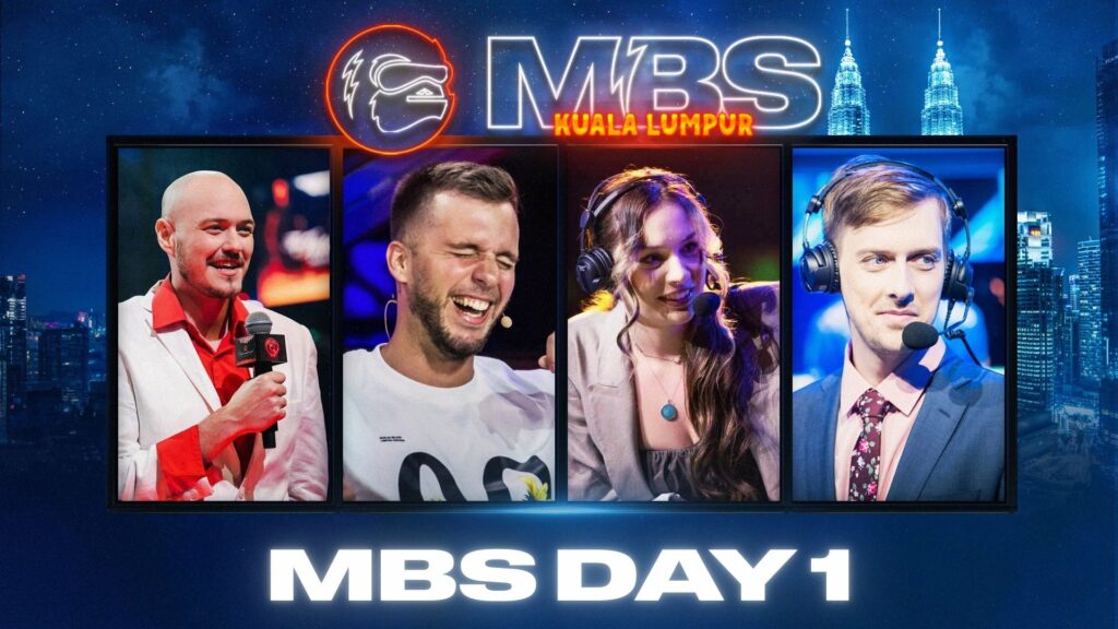 LizZard as the host of OG Monkey Business Show during ESL One Kuala Lumpur 2023 (Image by OG)