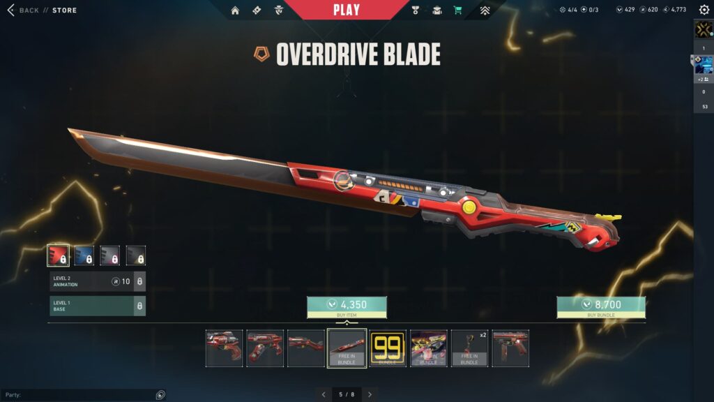 The Overdrive Blade.