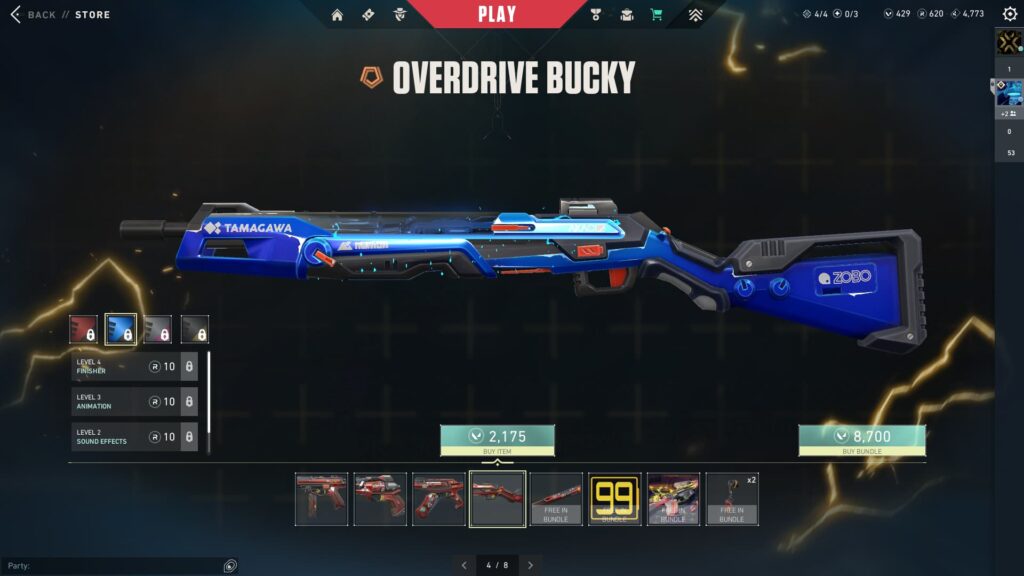 The VALORANT Overdrive Bucky.