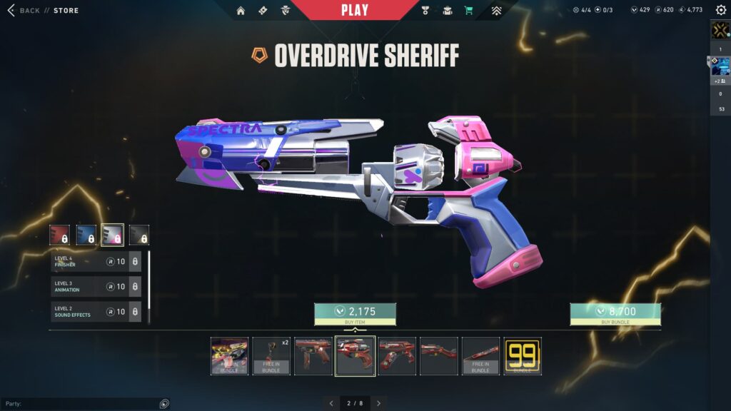 The VALORANT Overdrive Sheriff.