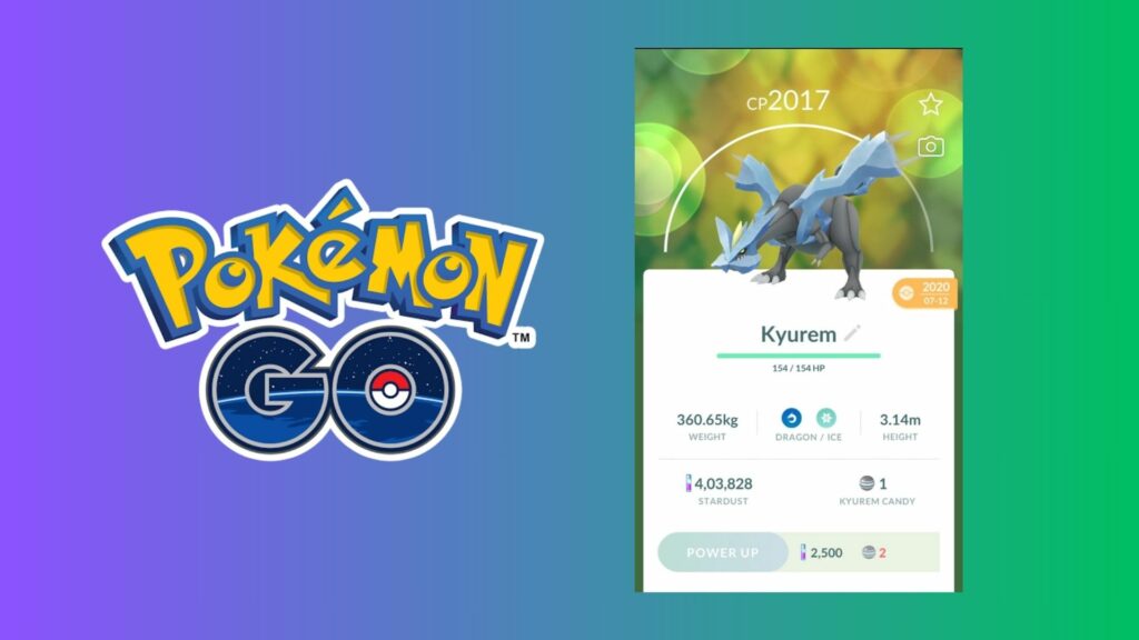 Kyurem in Pokémon Go