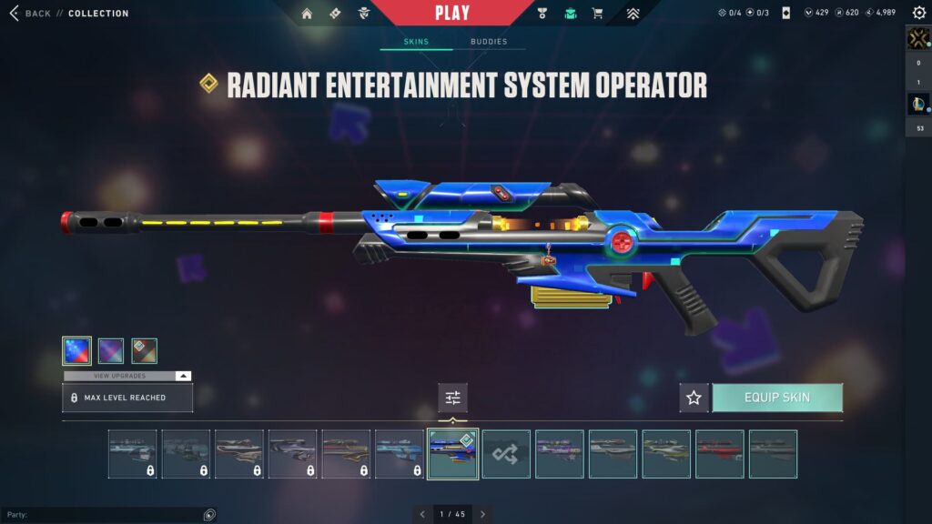 The Radiant Entertainment System Operator.