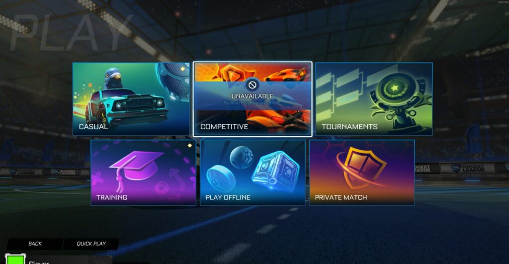 How to fix Rocket League ‘Ranked Playlist offline’ error