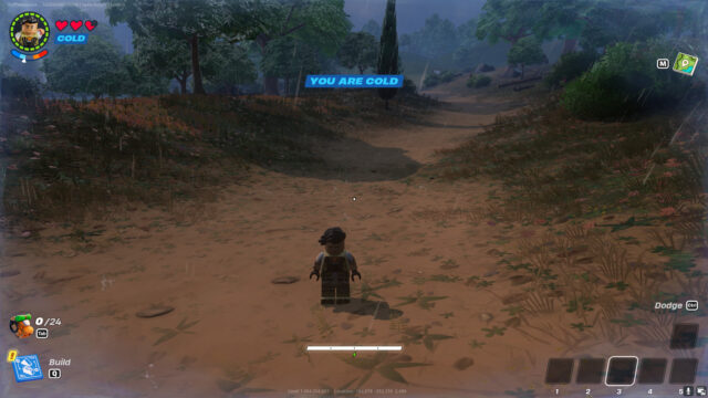 Cold in LEGO Fortnite: How to avoid freezing to death