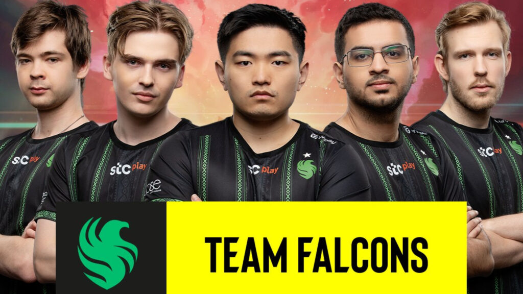 Team Falcons roster at ESL One Kuala Lumpur (Image by ESL)