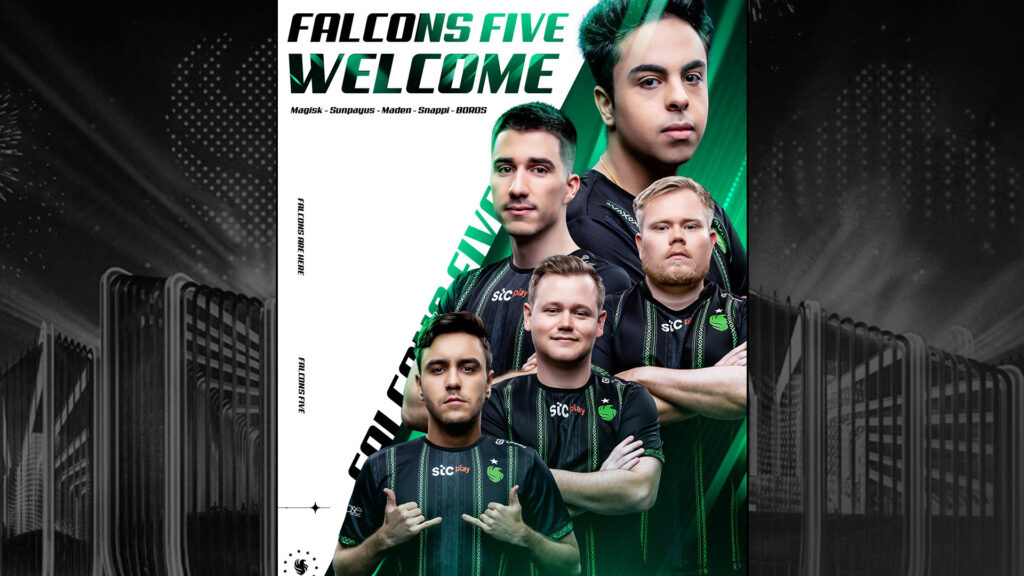 Falcons CS2 roster revealed. ENCE trio secures Falcon RMR spot
