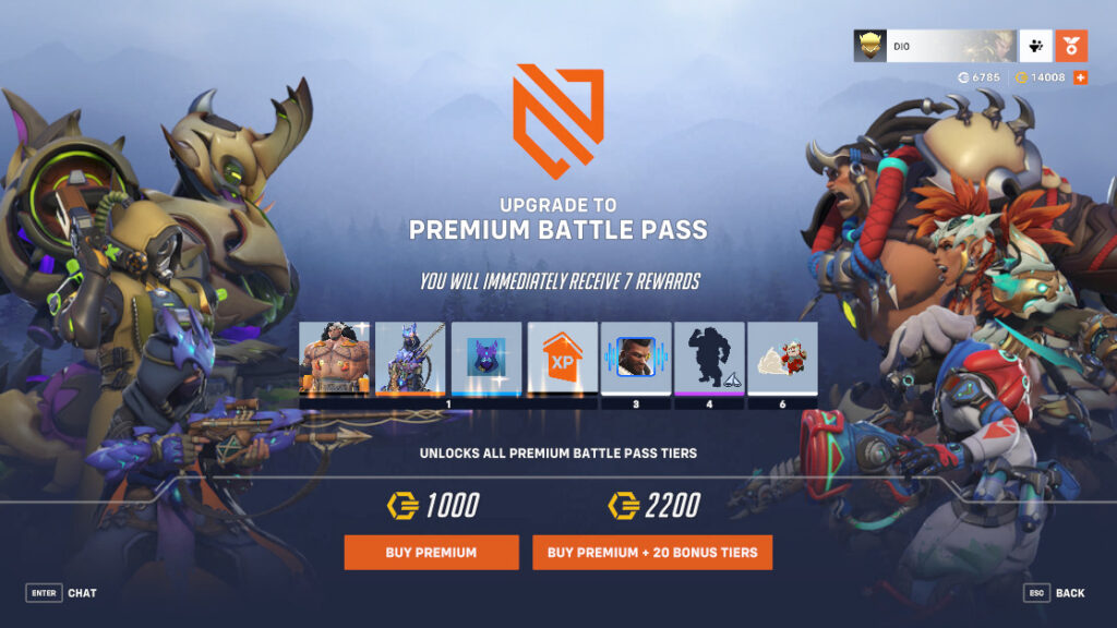 Overwatch 2 Season 8 Call of the Hunt Battle Pass