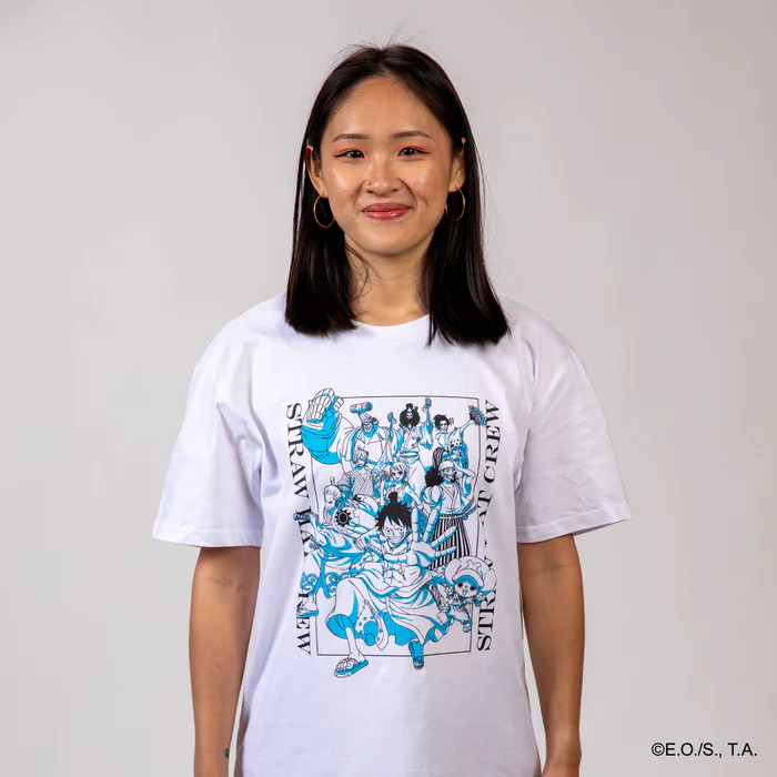A shirt featuring the Straw Hat Pirates