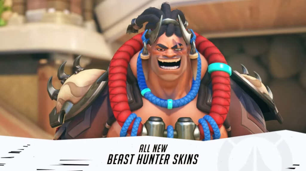 Overwatch 2 Mauga Beast Hunter skin