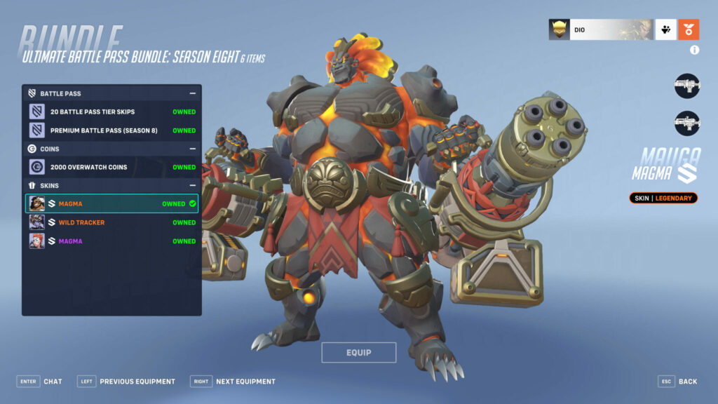 Screenshot of what's included in the Ultimate Battle Pass Bundle 