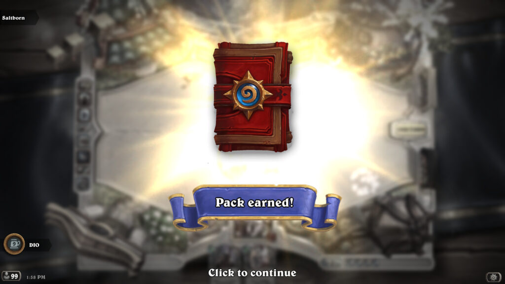 Card pack screenshot