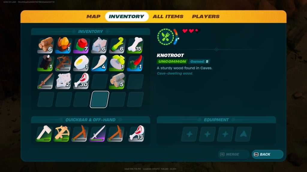 Knotroot Rods in LEGO Fortnite 