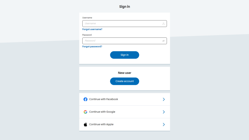 Sign in to your LEGO account 