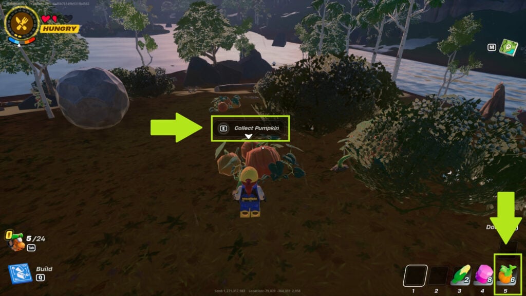 How to find food in LEGO Fortnite