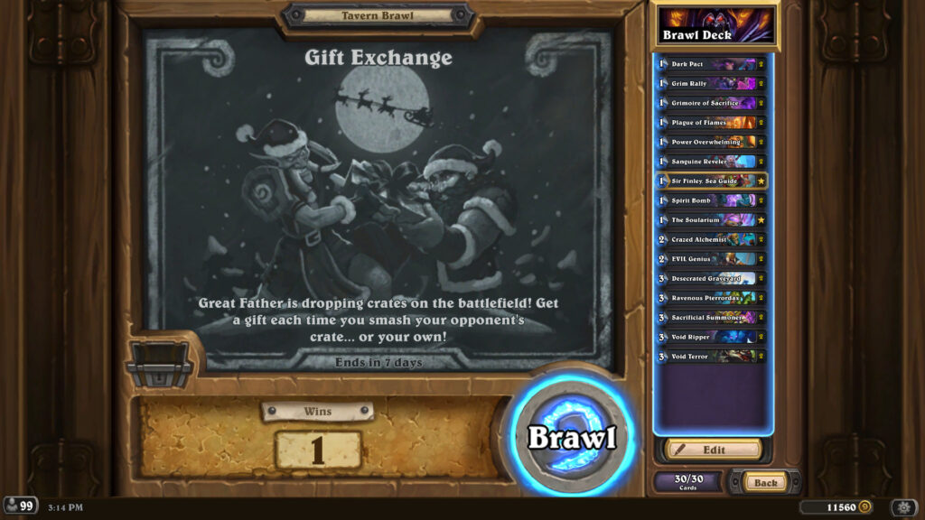 Gift Exchange Tavern Brawl information