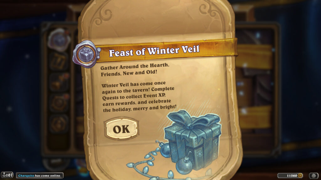 Feast of Winter Veil information