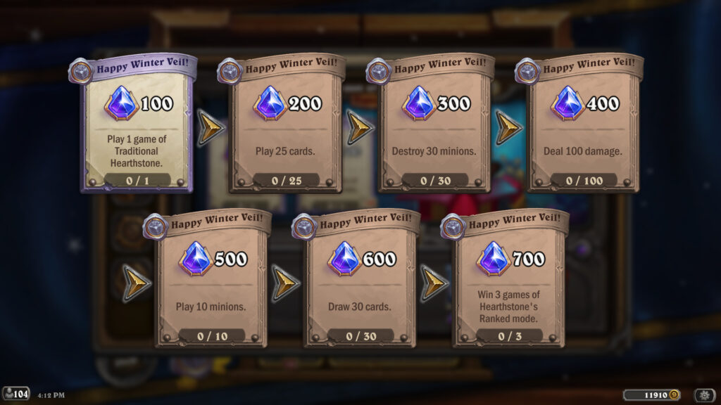 Happy Winter Veil quests 