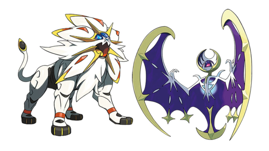 Solgaleo and Lunala 