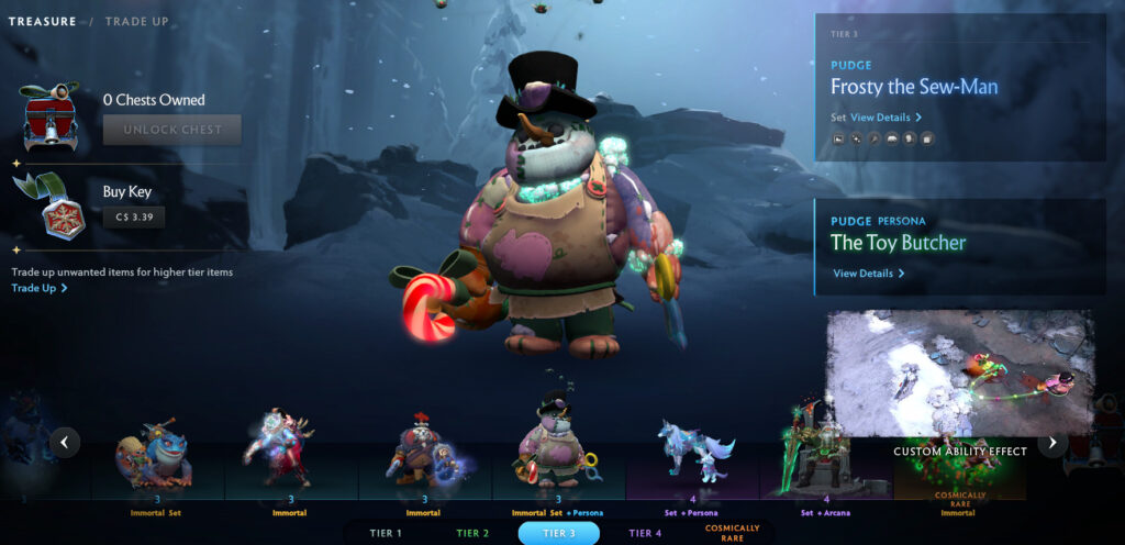 The Frostivus Pudge Persona, Frosty the Sew-Man