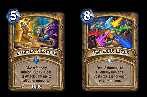 Keeper’s Strength and Prismatic Beam in Hearthstone patch 28.2.3
