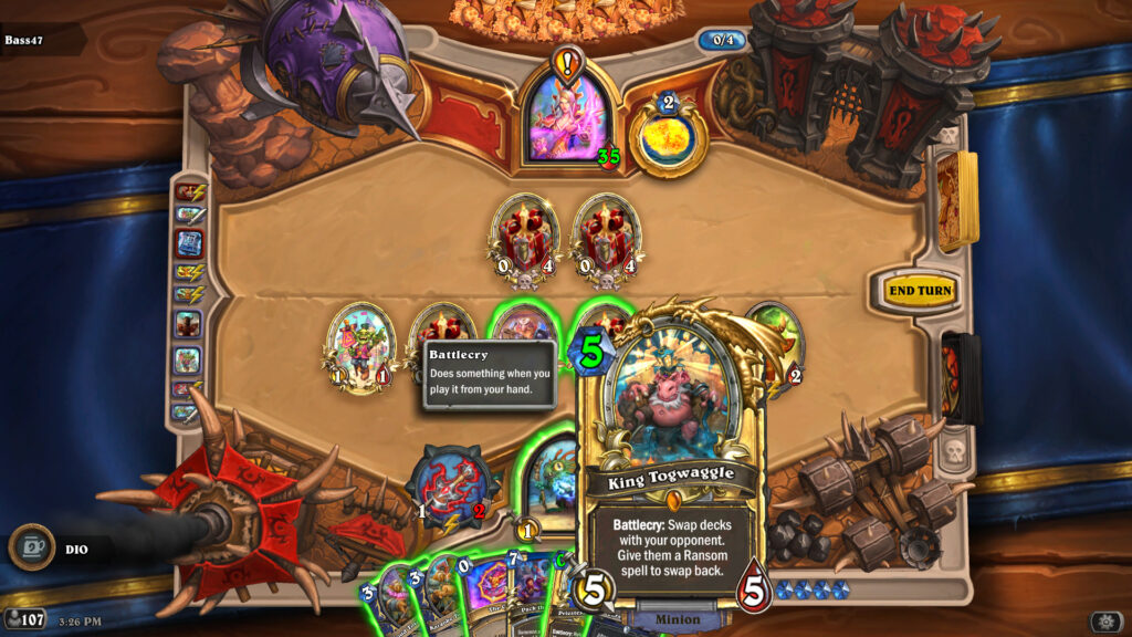 A mana discount on King Togwaggle