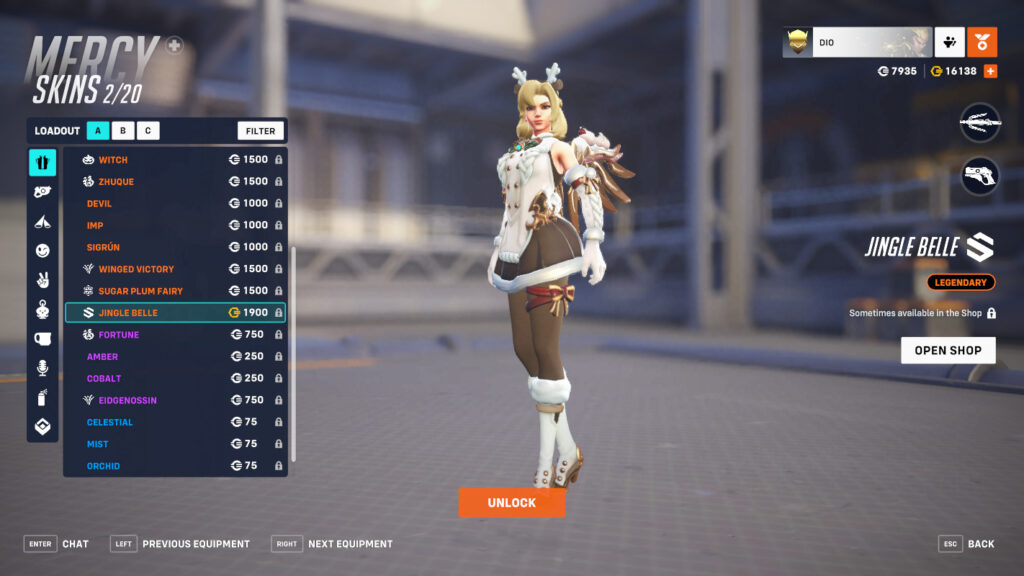 How to unlock Jingle Belle Mercy in Overwatch 2 