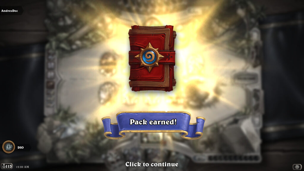 Hearthstone A New Year Bash Tavern Brawl screenshot