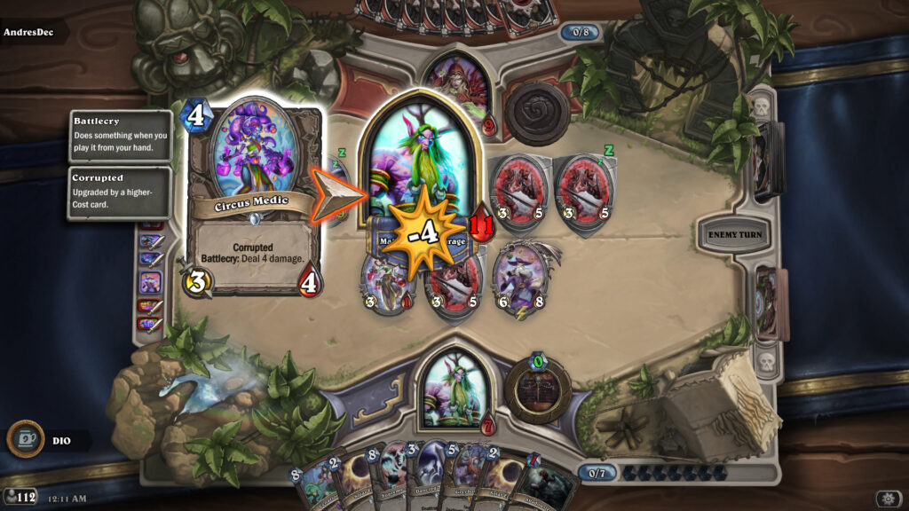 Circus Medic in Hearthstone