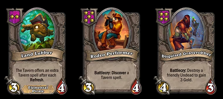 Hearthstone Battlegrounds Season 6 minions 