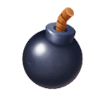Bomb item in Oh Baby Kart