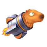 Homing Missile item in Oh Baby Kart