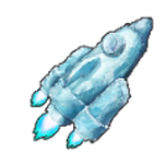 Ice rocket Item in Oh Baby Kart