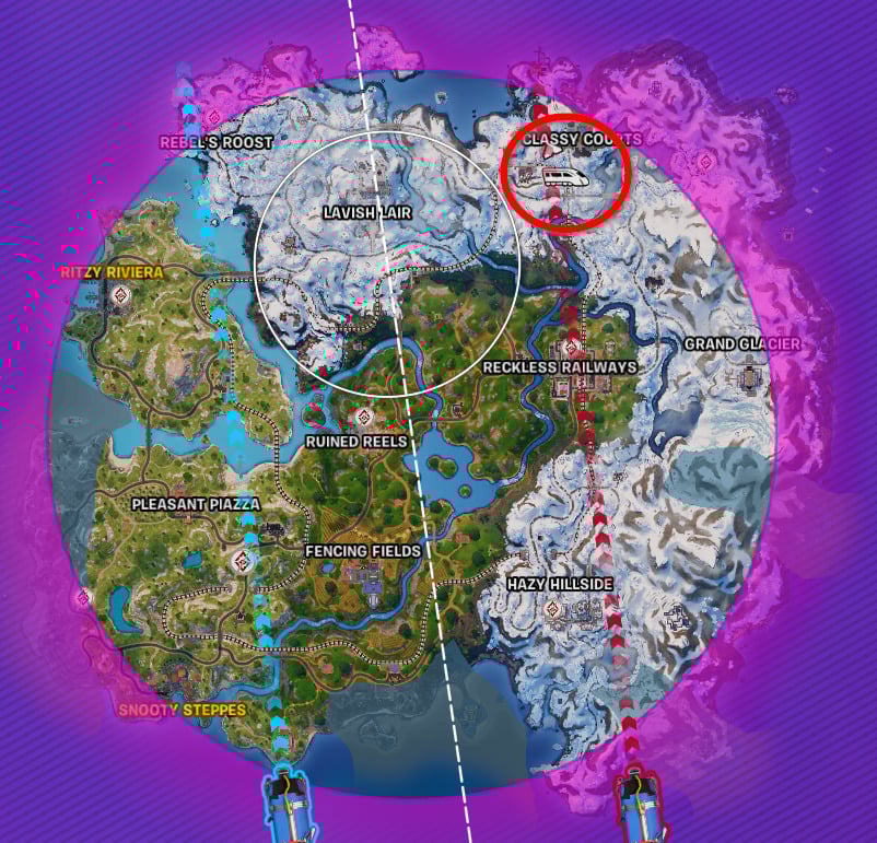 Disembark a train in Fortnite (1)