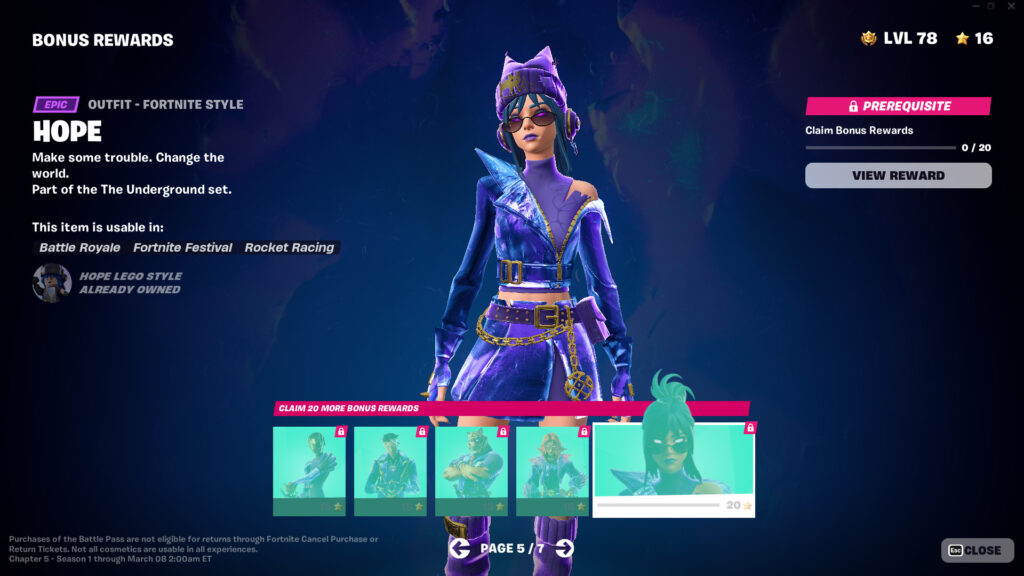 Fortnite Chapter 5 Season 1 Super Styles (Expressionist)